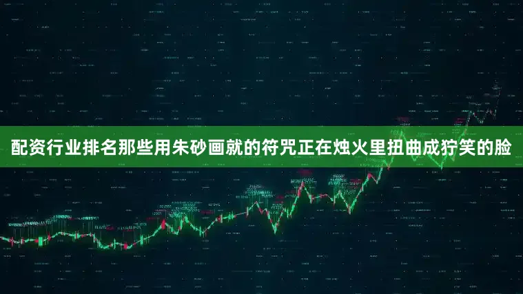 配资行业排名那些用朱砂画就的符咒正在烛火里扭曲成狞笑的脸